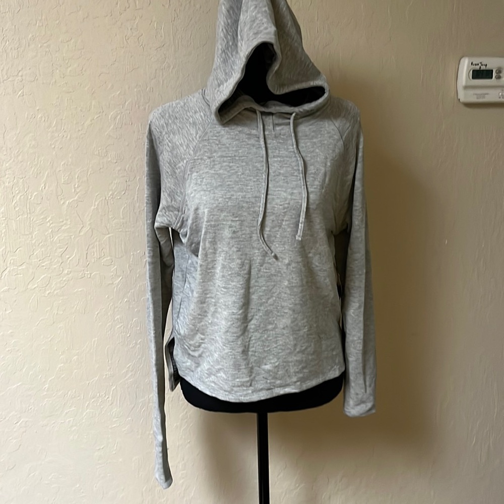 Reebok Light Gray Hooded Sweatshirt
